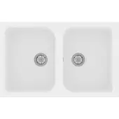 vidaXL Keukenwasbak Wit 76 x 48 x 30 cm Kwarts en hars