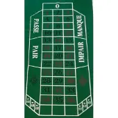 HOT Games Roulette-kleed 180x90cm.groen vilt bedr..