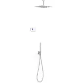 Tres electronische inbouw doucheset met regendouche chroom 09286564