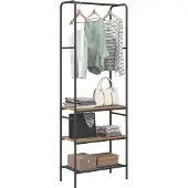 vidaXL Kledingrek Artisan Eiken 60 x 30 x 171 cm Bewerkt hout