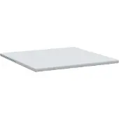 vidaXL Matras Topper Wit 200 x 200 cm Jacquard stof