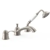Tres Badrandkraan clasic mengkraan incl. Handdouche rvs