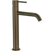 Tres Wastafelmengkraan study exclusive 30,4 cm 1-hendel rond zwart brons