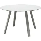 Woood Auke Tuintafel - Aluminium - Mist/Grijs - 75x120x120
