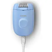 Philips Epilator Serie 2000, model BRE228/00. Elektrische epileerapparaat, blauw, voor gebruik met netstroom