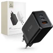 TechProtection Tech Protection 65 Watt 3 Poort USB Oplader Zwart