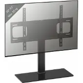 VCM TV standaard - beeldscherm monitor statief - tafel model - 32 tot 70 inch - zwart