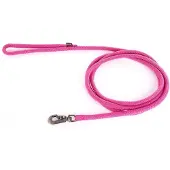 Martin sellier Hondenriem nylon rond roze