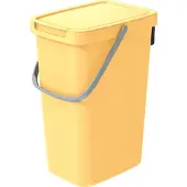 Prosperplast Keden - Compact Q - Afvalbak 12L - prullenbak - lichtgeel