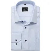 Venti Comfort Fit Overhemd blauw, Effen