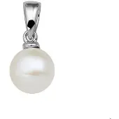 Trendjuwelier huiscollectie Hanger zilver gerhodineerd met Parel