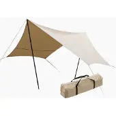 Dimehouse Tarp tent luifel katoen beige 420x420x240 cm