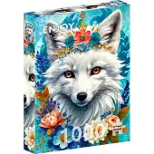 Enjoy Puzzle Blooming Snow Fox Puzzel (1000 stukjes)