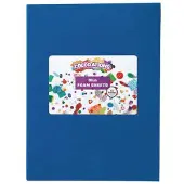 Colorations Kleuren: Blauwe schuimrubberplaten, 10 stuks.