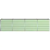 vidaXL Plantenbak Groen 320 x 80 x 75 cm Staal