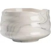 Chiato Keramische matcha kom Chawan Cloud Mist – Wit / Grijsblauw