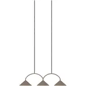 Globen Lighting Curve hanglamp 3 Mocha
