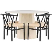 Ebuy24 Lanzo eetkamerset tafel