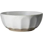 ERNST schaal steengoed Wit-naturel, Ø16 cm