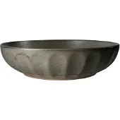 ERNST schaal steengoed Grijs-naturel, Ø24 cm