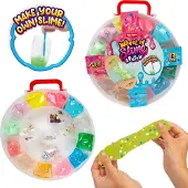 Toi-Toys Wheel of Putty - Set van 12 kleuren slime en putty - Inclusief accessoires
