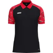 Jako Sonic Polo Heren - Zwart / Rood | Maat: XL