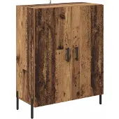 vidaXL Dressoir Oudhout 69,5 x 34 x 90 cm Bewerkt hout
