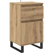 vidaXL Dressoir artisanaal eikenkleurig Bewerkt hout