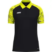 Jako Sonic Polo Heren - Zwart / Fluogeel | Maat: XXL