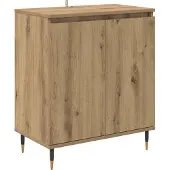vidaXL Dressoir Artisan-Eikenhout, 60 x 35 x 70 cm, houtvezel