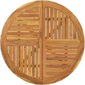 vidaXL Tuintafel Ø 85 cm massief acaciahout