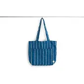 HAY Outdoor Market Draagtas Blue with beige stripe