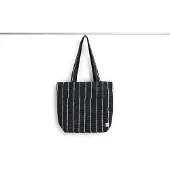 HAY Outdoor Market Tote Bag Medium With Beige Stripe - Picknickmanden Gerecycled Polyester Black - AE966-A602-AS27