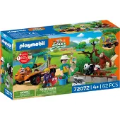 Playmobil Animals & Friends 72072 dierentuin dierenverzorger met voertuig