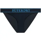 Superdry Logo Classic Bikinislip Blauw Grootte: 36
