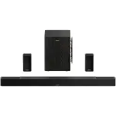Ultimea Skywave Series _ 5.1.4 Systeem met Dolby Atmos Soundbar Zwart