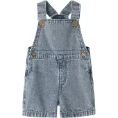 Name it Baby Broeken Nbmfunda Loose Shortall 5552-fd Lil - Lichtblauw - Maat 80