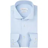 Profuomo Overhemd slim fit lichtblauw wide spread boord