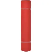vidaXL Tapijt Effen Rood 1 x 24 m Stof