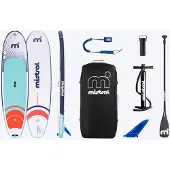 Mistral Sun Rise Air 10'6 V2 | Opblaasbare SUP Set | Allround Family SUP Board | 33 inch Breed | 314L | Stabiel en Wendbaar | Incl. Peddel, Pomp, Leash, Vin en Reparatieset