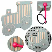 Masterkidz Guiro Muziekinstrument Tractor Stem Accessoires - UNI