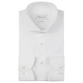 Profuomo Overhemd wit royal twill no.1 normale fit
