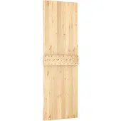 vidaXL Kruisdeur NARVIK 70x210cm Massief Pine Hout (Onbehandeld)