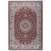 Muratap Star klassiek oosters vloerkleed wasbaar anti slip rood 80x150 cm