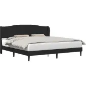 vidaXL Bedframe met hoofdeinde Zwart 180 x 200 cm Fluweel