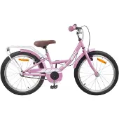 vidaXL Kinderfiets 18 Inch voor 5-7 jaar oud Licht Roze