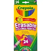 Crayola UITWISBARE kleurpotloden 24 kleuren - Kleurpotloden - met gum