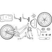 vidaXL Kinderfiets 12 Inch voor 2-4 jaar oud Wit