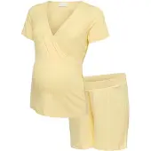 Mamalicious Korte pyjama lichtgeel