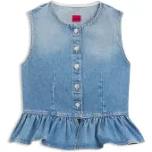 HUGO Blouse 'Gimma' blauw denim